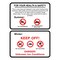 Sign Solutions Usa For Your Health & Safety, Aluminum, 24 in x 18 in DCS08DWT1824CUS00113 - alternate 1
